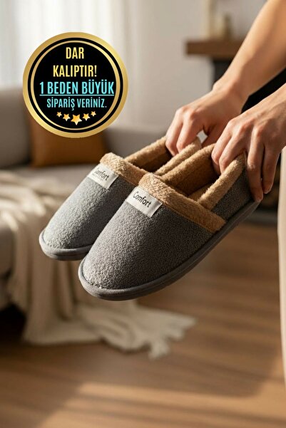 Modafırsat Плюшеві жіночі домашні капці з м'якою підошвою