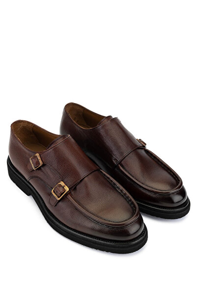 Tamer Tanca Men's Genuine Leather Tan Casual Shoes