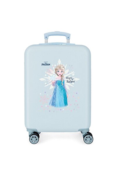 Disney Troler copii, Frozen Magic Ice, ABS, valiza mica, albastru deschis, 38x55x20 cm