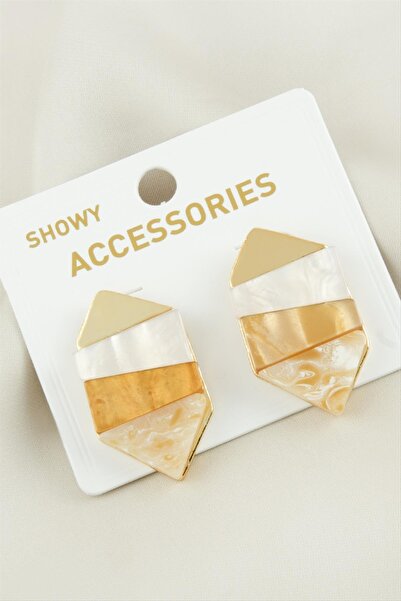 ZERO LAND Lvsqvr with Stones (151501) Metal Earrings-Black