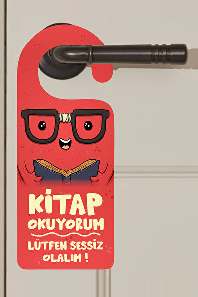 cici magnet www.cicimagnet.com Kitap Okuyorum Lütfen Sessiz Olalım Kapı Kolu ...