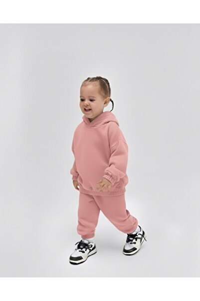 Daisy Dolly Set unisex cu glugă cu cu căptușeală din fleece fire, detaliat, 3...
