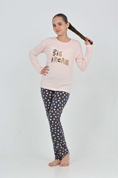 Toontoy Girl's Big Dream Printed Pajama Set