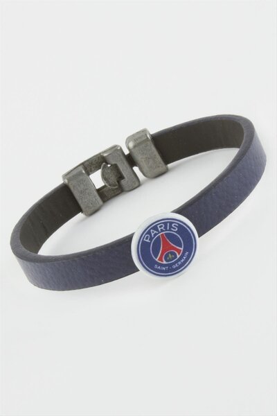 ZERO LAND Lvsqvr Navy Blue Color Faux (152723) Leather Bracelet-Navy Blue