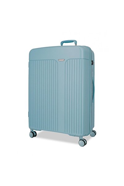 Movom Troler mediu, New Trendy, polipropilena, expandabil, TSA, albastru turcoaz, 48x68x27 cm