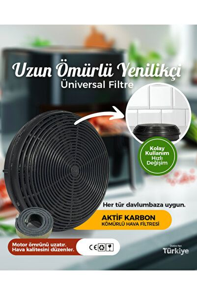 AVRASYA Grill Universal Aktif Karbon Hava Filtresi