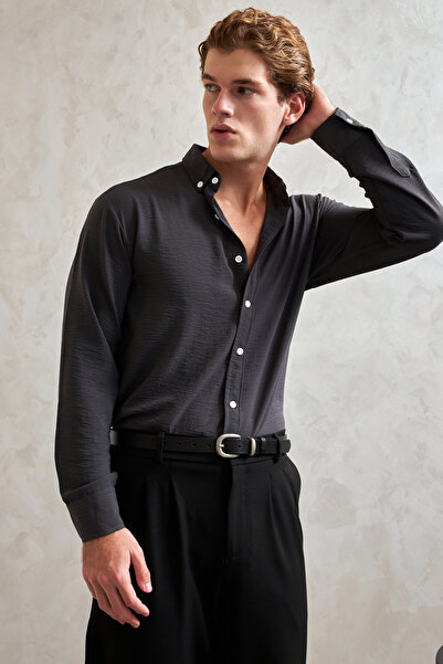 HYMAN Men's Oversized Cut Aerobin Shirt