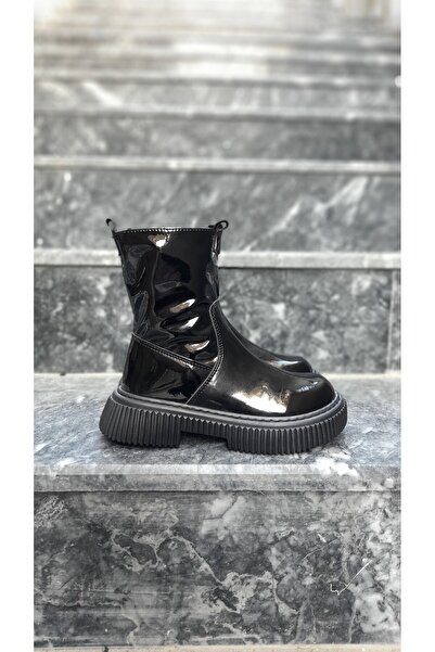 ÖYKÜMMM Kız Çocuk Siyah Bot