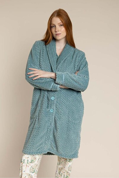 AYYILDIZ 67247 Mavi Polar Sabahlık