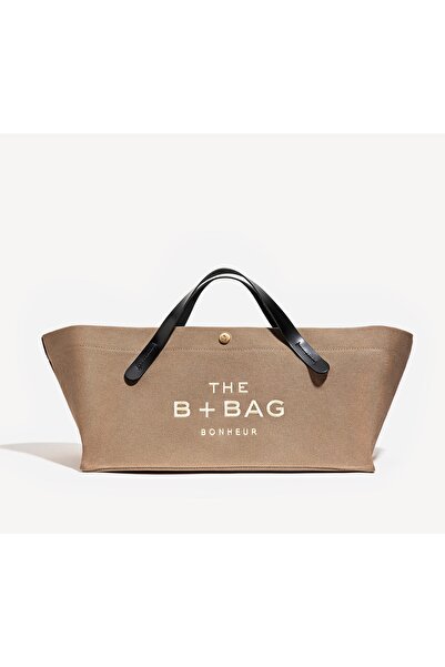 Bonheur N°2 Baguette Kanvas Çanta- Light Brown