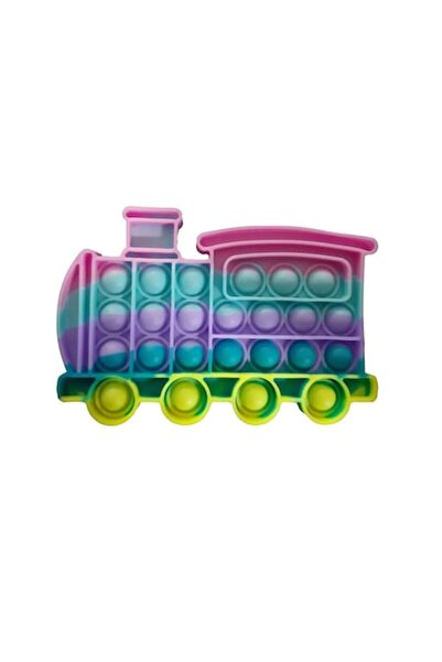 K KATHODE Jucărie senzorială antistres, trenuleț POP IT multicolor -