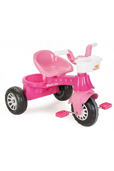 PİLSAN Daisy children's tricycle, plastic wheels, accessory basket from 3 years up to 35 kg