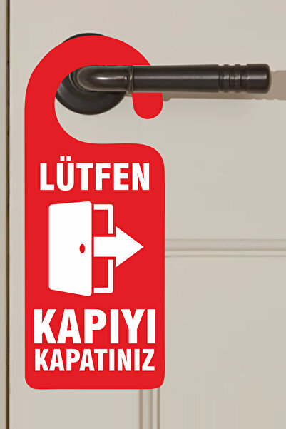 cici magnet www.cicimagnet.com Lütfen Kapıyı Kapatınız Kapı Kolu Askısı