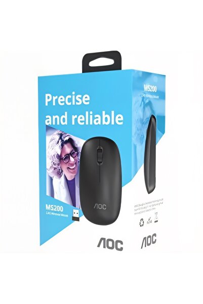 Aoc MS200 Wireless Mouse – 1200 DPI, Sessiz, 3 Tuşlu, Tak Çalıştır