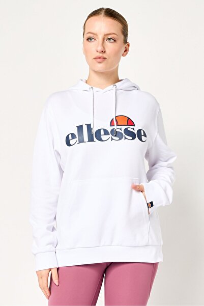 Ellesse Women Sportswear Fit Long Sleeve Outdoor Hoodie, White