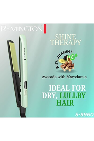 Remington Shine Therapy Hair Straightener with Advanced Ceramic Plates & Vitamin 450°F (S-9960)
