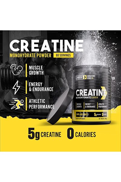 Sporter مسحوق الكرياتين أحادي الهيدرات - 400 غرام، 80 حصة، بدون نكهة