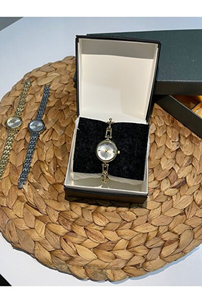 Choppers Costa Çelik Kordon Bileklik Oval Model Gold Renk Kadın Kol Saati