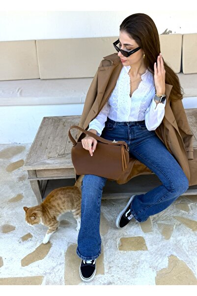 serenıa Nova Taba Süet Kadın Omuz Çantası