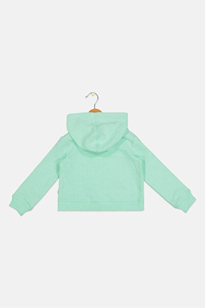 Converse Toddlers Girl Brand Logo Outdoor Hoodies, Mint Green