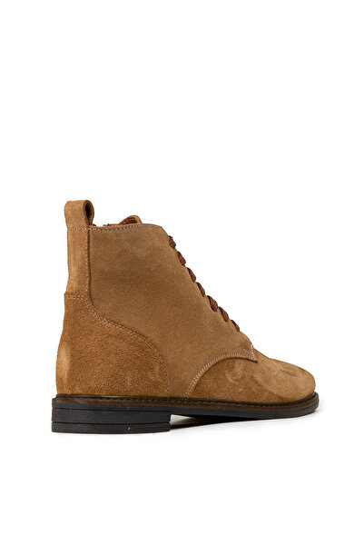 Deery Women's Genuine Suede Tan Color Boots