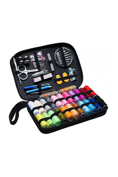 Primo Plus 130-Piece Thread Spool Sewing Tool Kit Multicolour