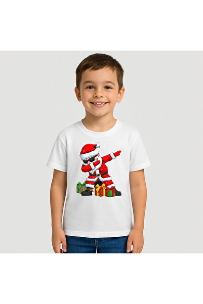 OEM Tricou Copii Baieti Santa Claus Dans 100%Bumbac