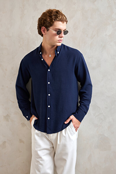 HYMAN Men's Oversized Cut Aerobin Shirt