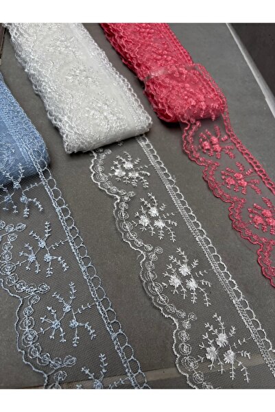 Butik Piyasa model mks Güpür 9 metre dantel tül üzerine