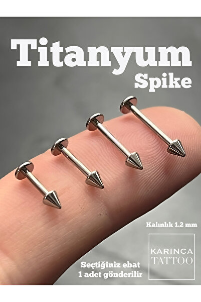 Karınca Piercing Spike Titanyum Piercing Side Labret Snake Bites Dudak Medusa Monroe Tragus Forward Helix Flat Conch
