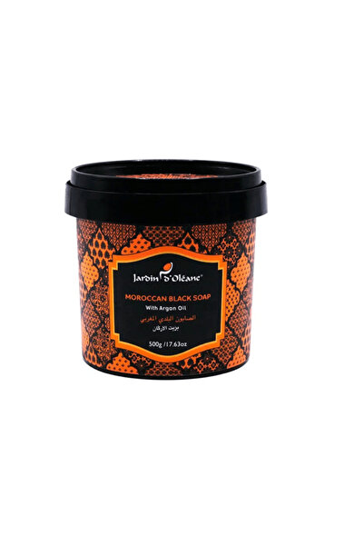 Jardin Oleane صابون مغربي تقليدي بزيت الأرغان - جاردن أوليان - 500 غرام