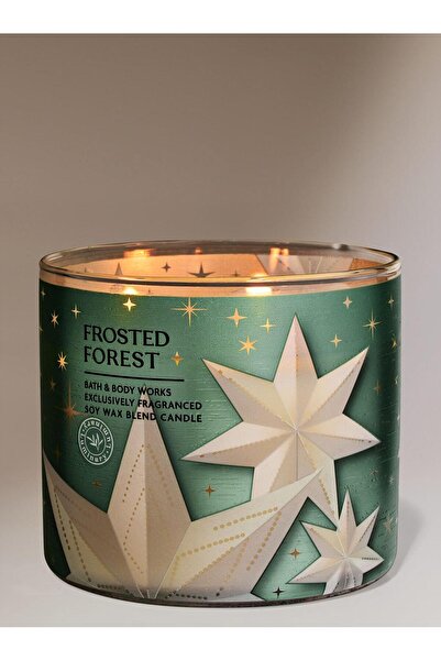 Bath & Body Works Frosted Forest Büyük Mum