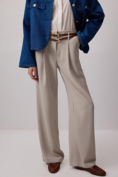 Touché Privé Double Belted Crepe Pants