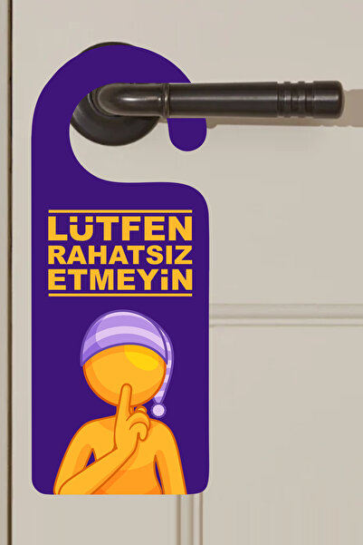 cici magnet www.cicimagnet.com Lütfen Rahatsız Etmeyin Kapı Kolu Askısı