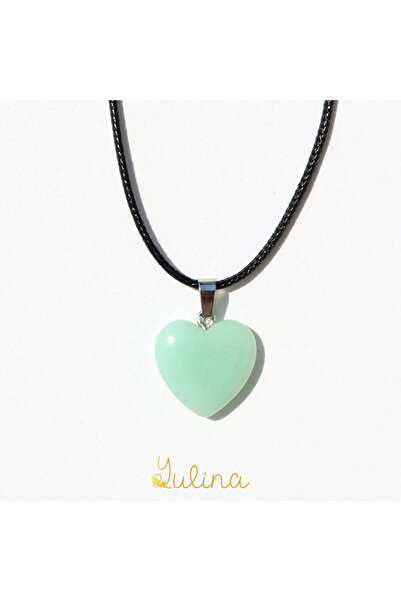 yulina قلادة على شكل قلب تتوهج في الظلام