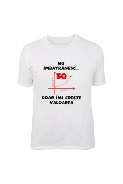 T&M Personalizare Tricou personalizat - Nu îmbătrânește, 50 de ani, doar creș...