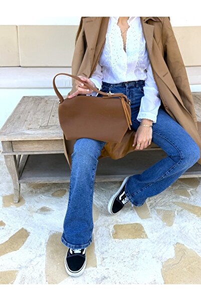 serenıa Nova Taba Süet Kadın Omuz Çantası