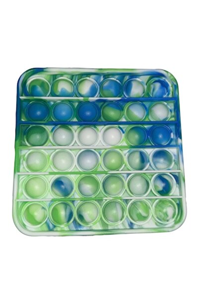 K KATHODE Jucărie antistres Pop It (pătrată) - verde, albastru, alb