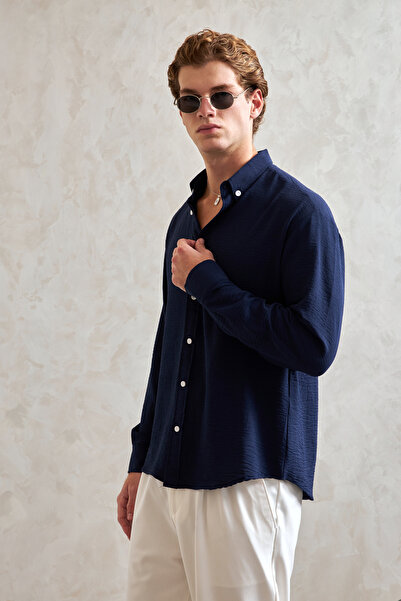 HYMAN Men's Oversized Cut Aerobin Shirt