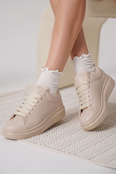 TRENDELLA Samira Beige Sneakers