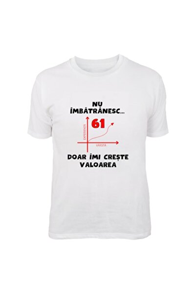 T&M Personalizare Tricou personalizat - Nu îmbătrânesc, 61 de ani, doar îmi c...