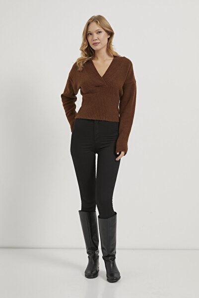 Arma Life Armalife 5080 Deep V-Neck Premium Women's Sweater