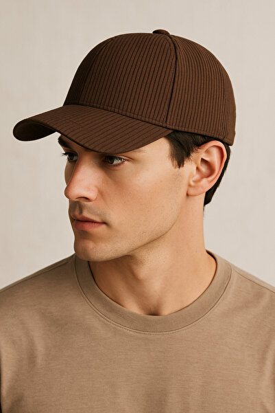 HatClub Exclusive Men's Brown Adjustable Classic and Sporty Look Velvet Black Hat