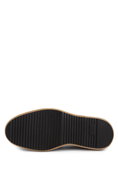 Tamer Tanca Erkek Hakiki Deri Bej Loafer Ayakkabı