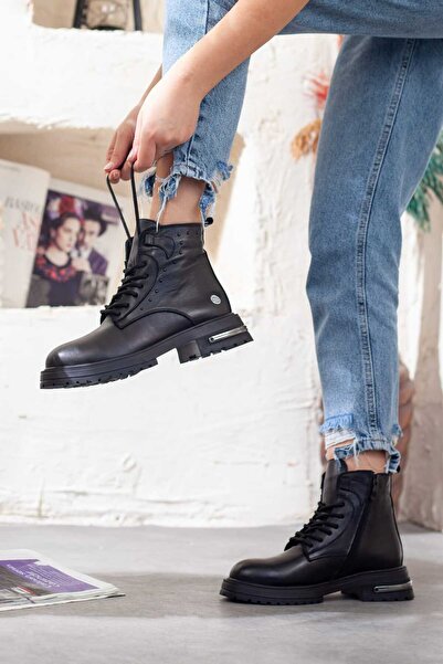 Adım Adım Mammamia Genuine Leather Casual Boots