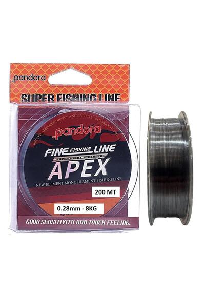 Pandora Apex 200mt 0.28mm Monofilament Olta Misinası Gri