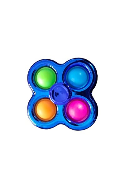 K KATHODE Breloc senzorial antistres Fidget Spinner / POP IT - Albastru (K KATHODE)