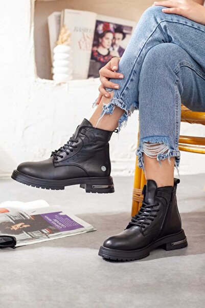 Adım Adım Mammamia Genuine Leather Casual Boots