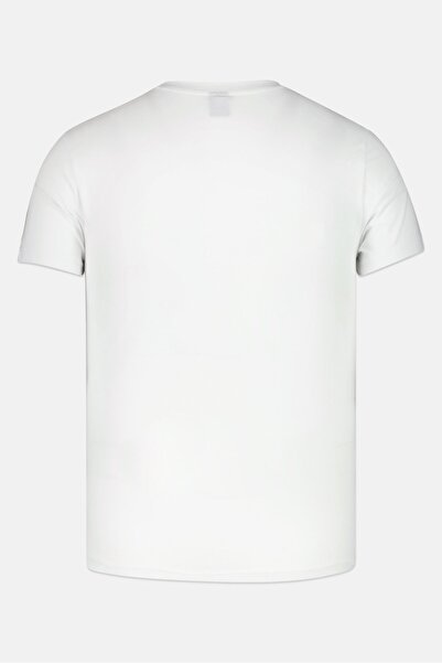 G-STAR RAW Men Crew Neck Short Sleeve Camouflage Print T-Shirt, White