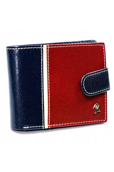 Other Horizontal two-tone men's wallet made of genuine leather HQ - Rovicky